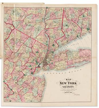 (NEW YORK -- WESTCHESTER COUNTY.) J.B. Beers, & Co. County Atlas of Westchester New York.
